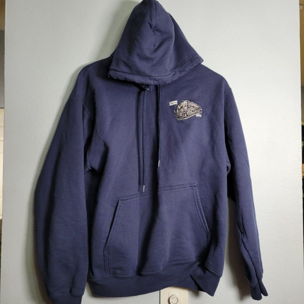 Union Pacific Railroad 4014 Big Boy Steam Train Hoodie Sweatshirt Locomotive M